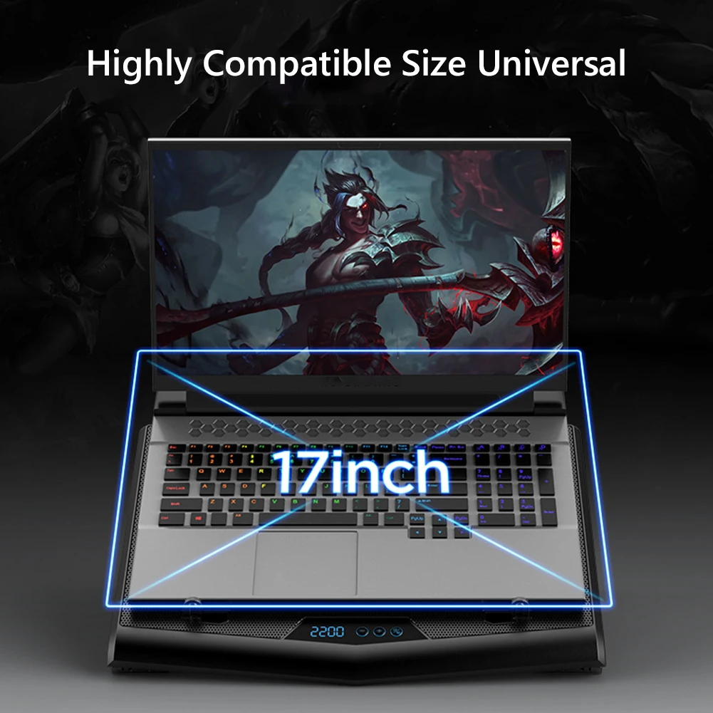 Охлаждающая подставка для ноутбука F6 Cool Cold с сенсорным управлением 7 уровнями