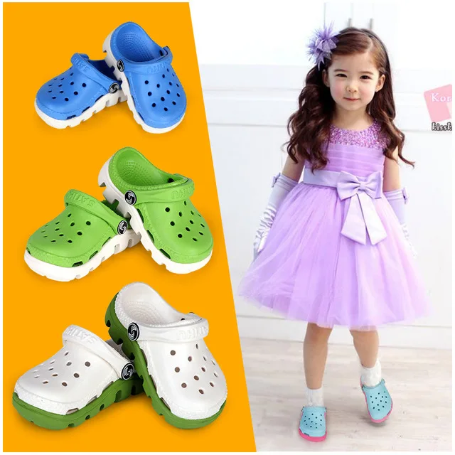 

Fashion Boy Girl Beach Slippers Children Sandals Summer Cartoon Kids Shoes EVA Resistance Breathable Antislip Baby