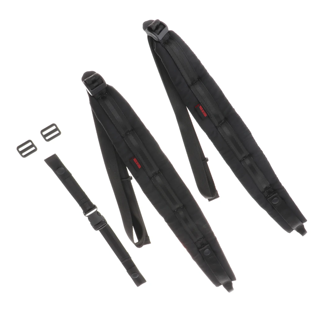 2 шт. регулируемые лямки гармошкой черные Наплечные гармошкой|Аккордеон| |