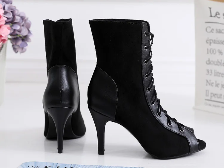 Открытый Сальса Практика Туфли для латинских танцев женщина скидки Танцы акции