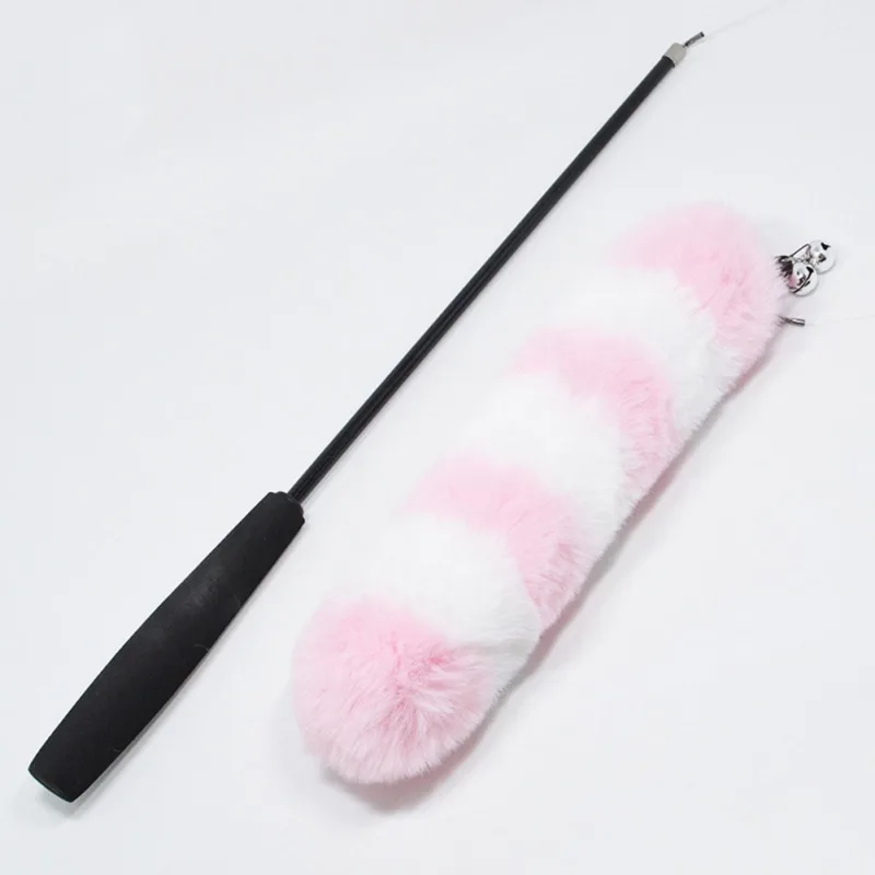 

Feather Wand Cat Toy Enticing To Cats Interactive Teaser Wand Toy Kitten Cat Having Fun Exerciser Playing Pet Supplies