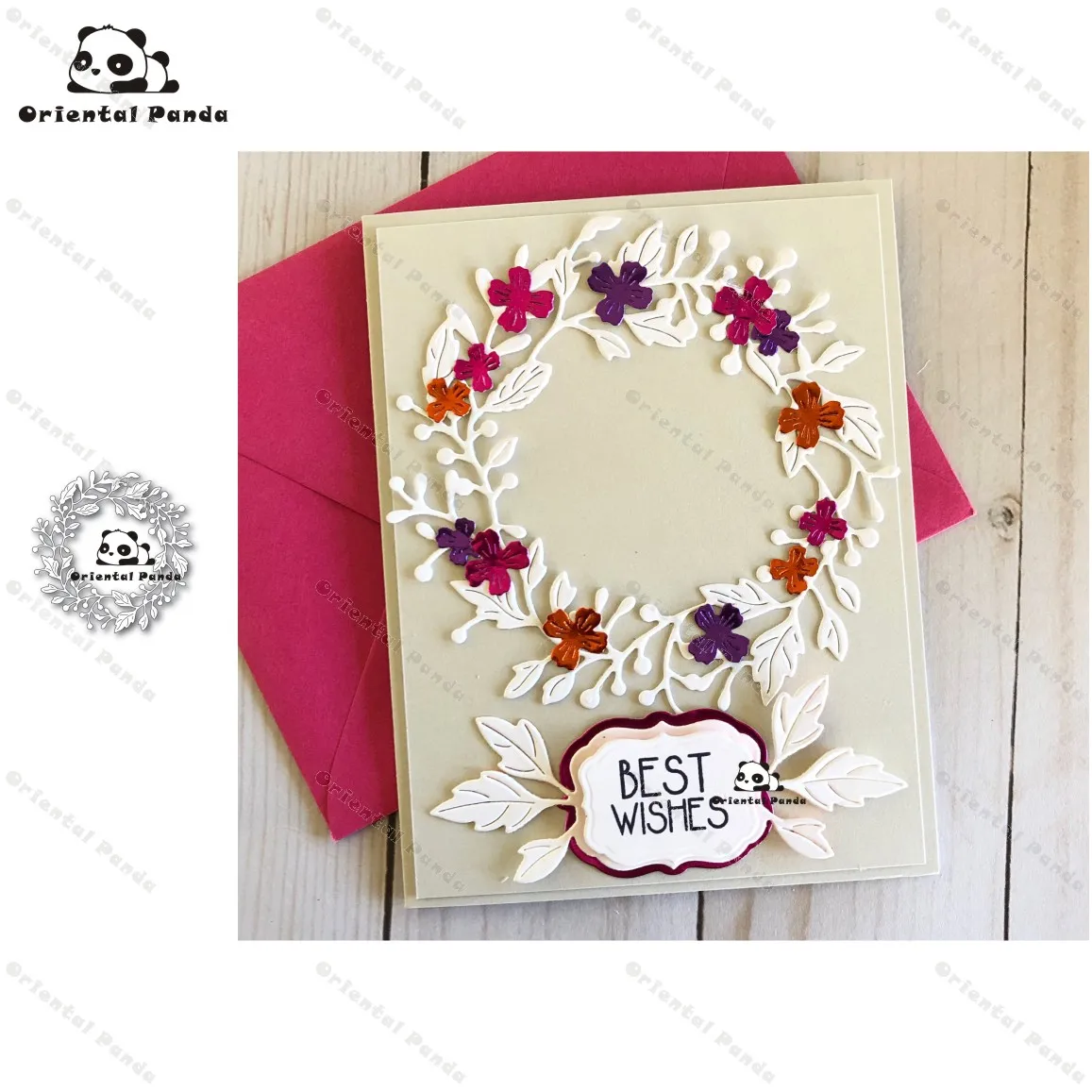 

New Dies Beautiful wreath Metal Cutting Dies diy Dies photo album cutting dies Scrapbooking Stencil Die Cuts Card Making