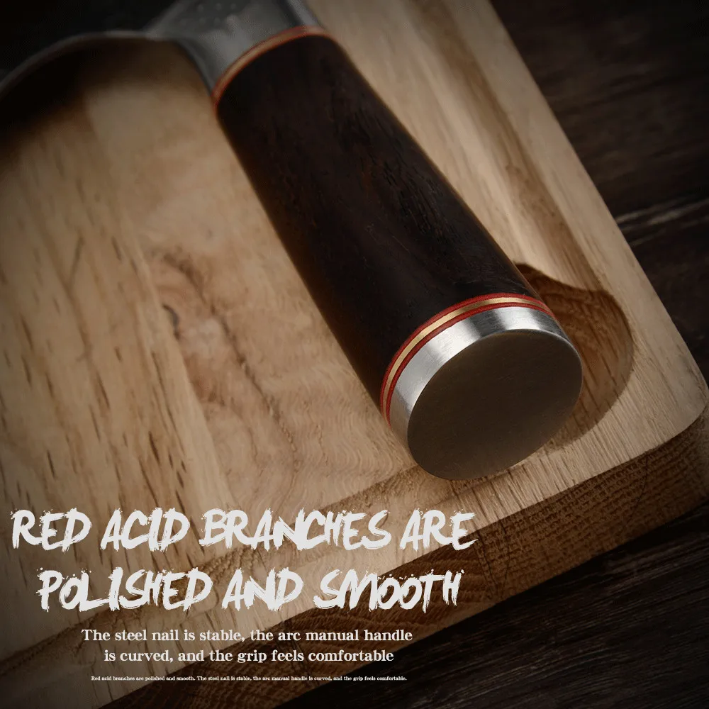 Нож шеф повара из высокоуглеродистой стали с антипригарным покрытием|Кухонные