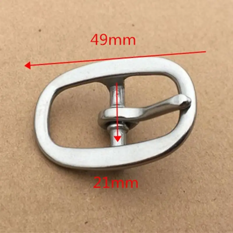 Пряжка из нержавеющей стали для кожаной одежды 19 мм внутренняя ширина 20 шт. в