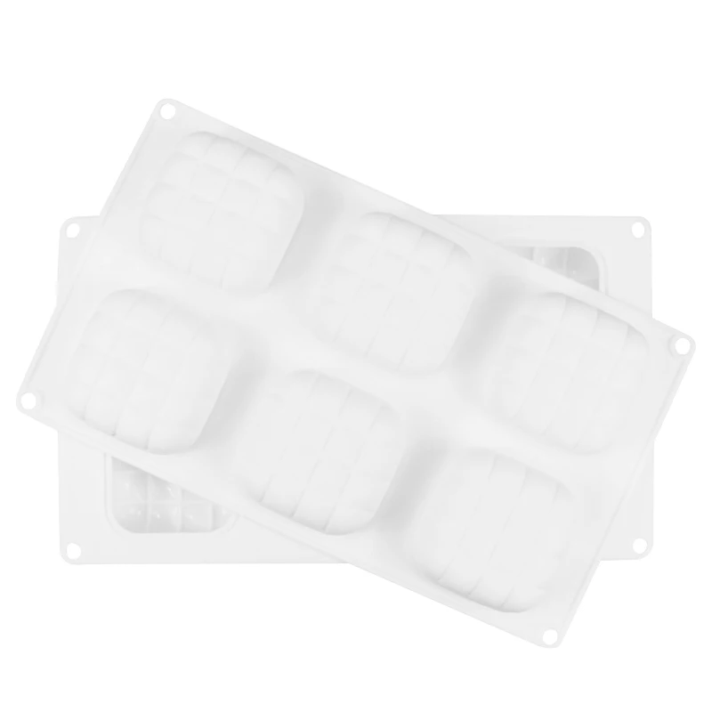 Силиконовые формы в форме подушки 8 полостей инструменты для выпечки шифоновые