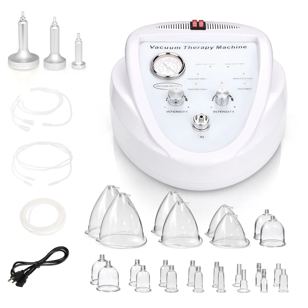 Portable Vacuum Therapy Massage Breast Enhancement Machine Pump Cup Enhancer Lymphatic Drainage Body Shaping Butt Lifting Device