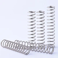 1 2x16mm compression spring 304 stainless steel 1 2mm wire diameter 16mm outer diameter 10 50mm free length 10pcs