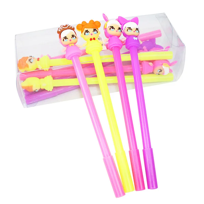 36 шт./лот милая девушка кукла гелевая ручка с чернилами/творческая мультяшная