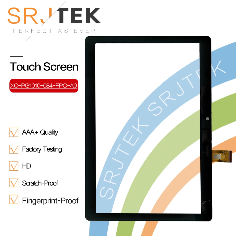 

SRJTEK для XC-PG1010-084-FPC-A0 планшет емкостный сенсорный экран Экран 10,1 "дюймов планшетный ПК сенсорный экран Панель планшета Стекло MID Сенсор