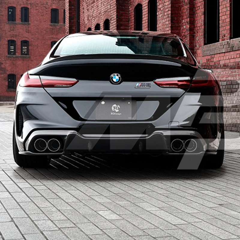 עבור BMW m8 סדרת G14 G15 G16 840i סיבי פחמן אחורי גג אגף ספוילר Trunk שפתיים אתחול כיסוי רכב סטיילינג