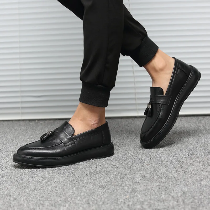 Мужские классические туфли брендовые роскошные кожаные оксфорды деловые Нежные