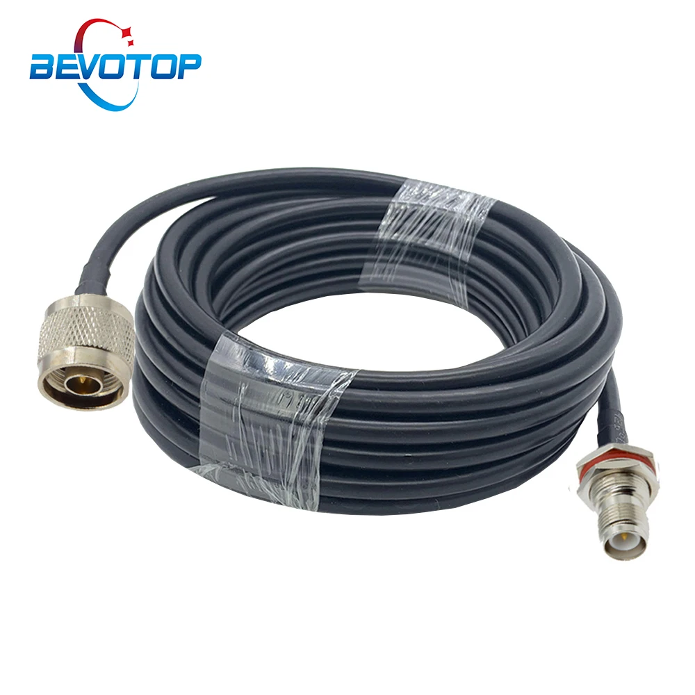 

Водонепроницаемый коннектор RP TNC «Мама»-«папа», коаксиальный удлинитель RF с разъемом 50 Ом, RG58, Джампер 15 см, 50 см, 1 м, 3 м, 5 м, 10 м