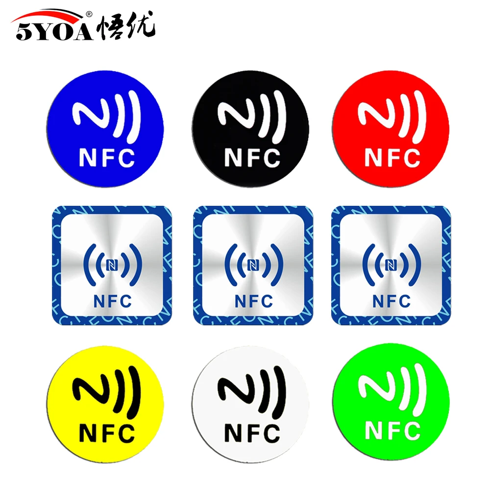 6 шт. NFC Ntag213 Ntag215 Ntag216 наклейка Ntag 213 13,56 МГц универсальная Метка RFID Маркер патруль ультралегкий - изображение