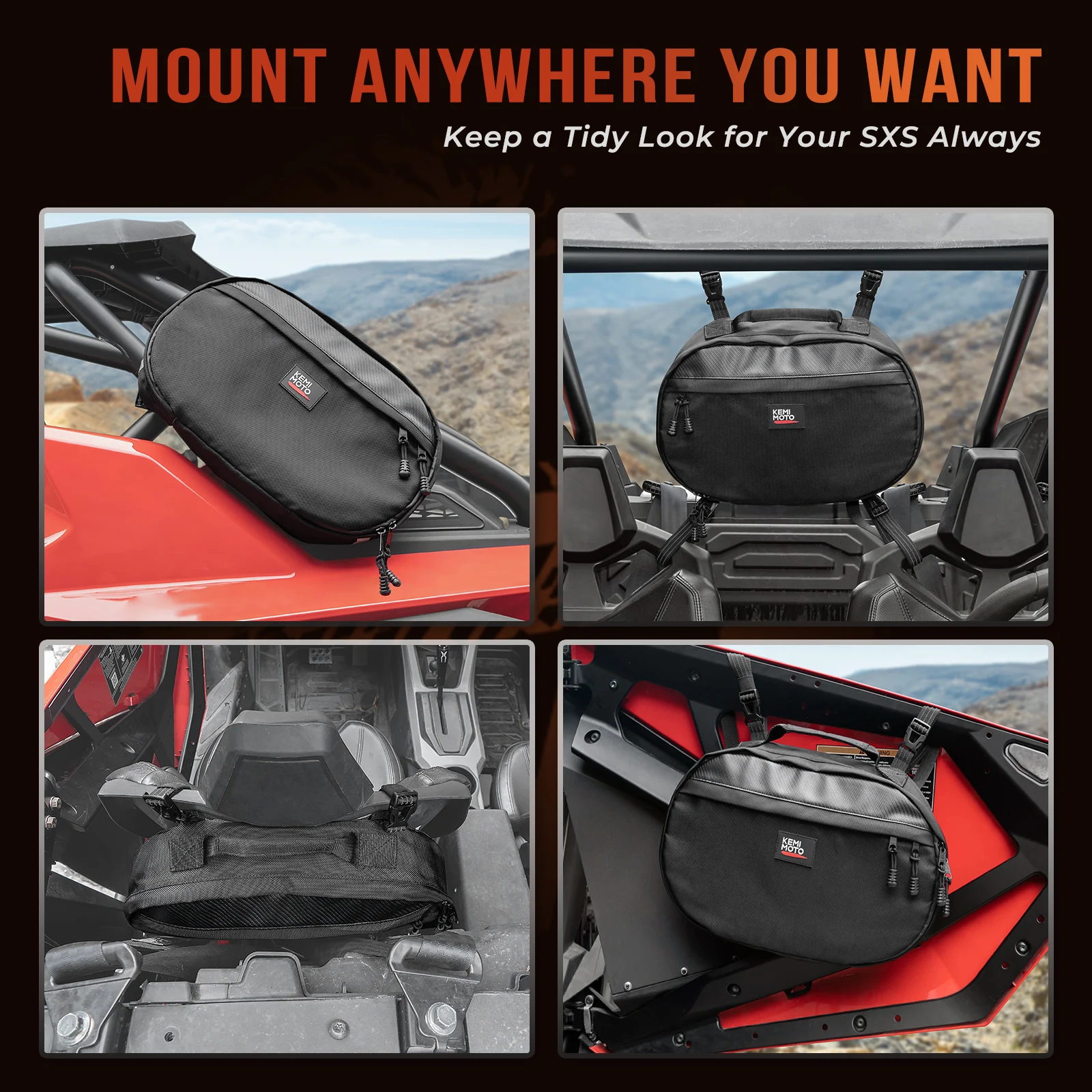 Универсальная поясная сумка UTV CVT для гоночного привода Can-Am Maverick X3 Polaris RZR 800 900 1000 XP