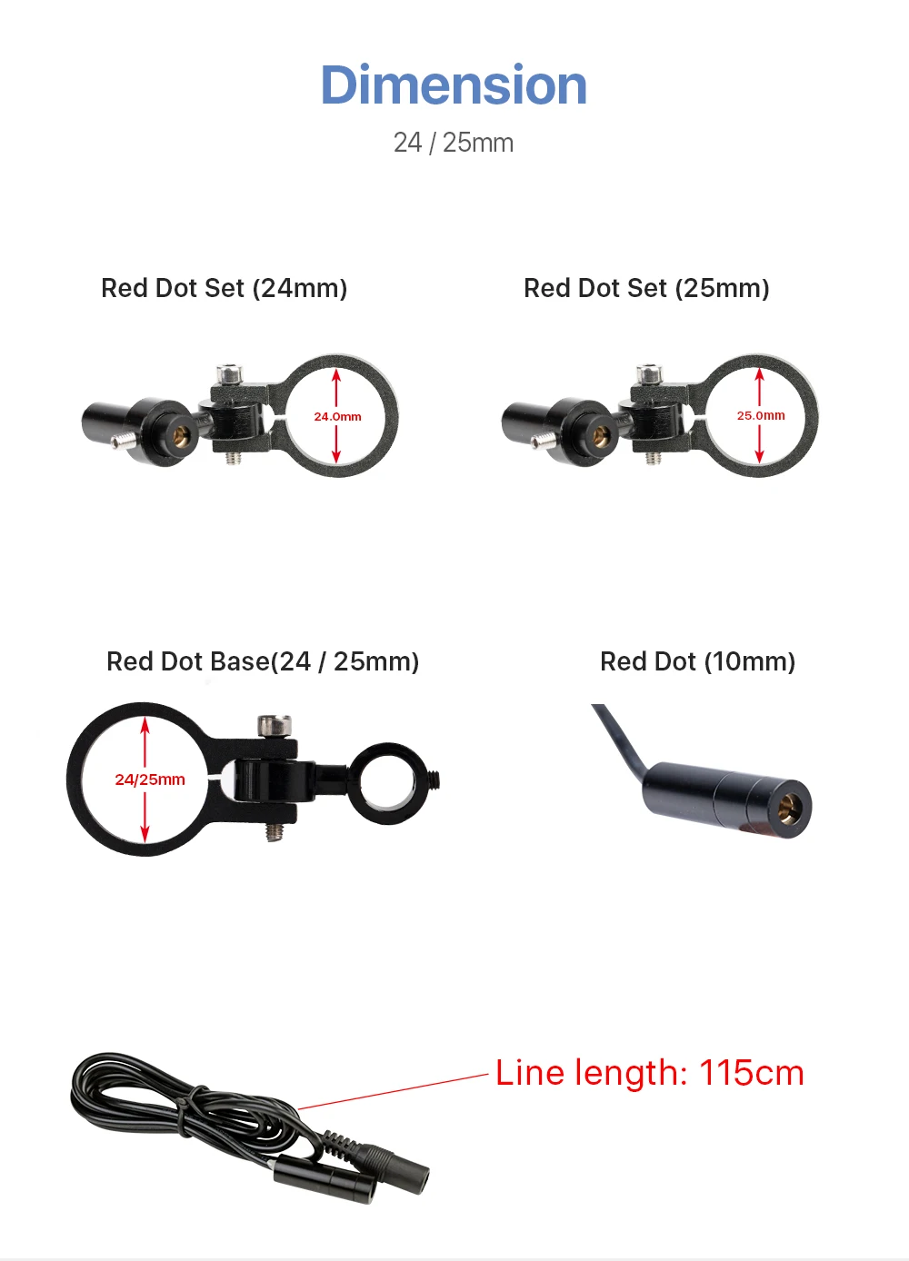 Модуль диода Cloudray Red Dot устройство позиционирования DC 5 В для DIY Co2 лазерная гравировка режущая головка