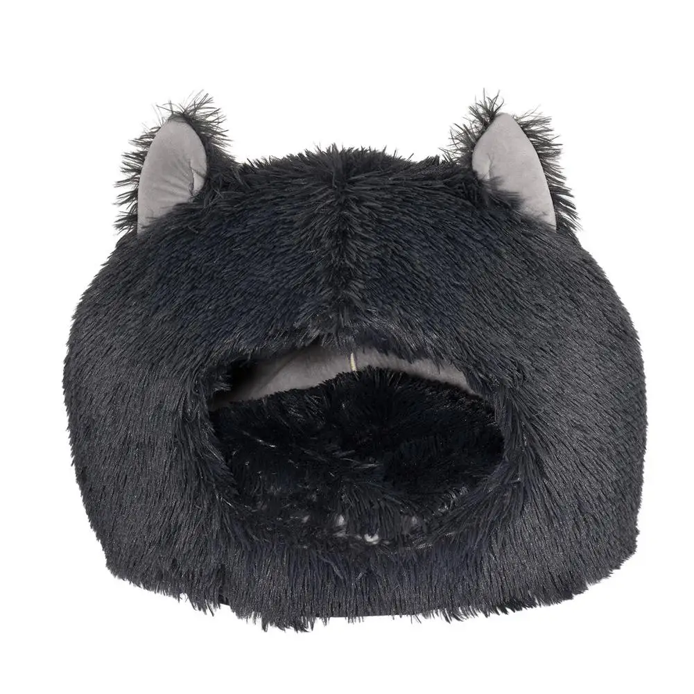 

Зимняя хижина для кошек, Лежанка для кошек, палатка для домашних питомцев, кровать для маленьких собак, теплая кровать для котят с покрытием,...