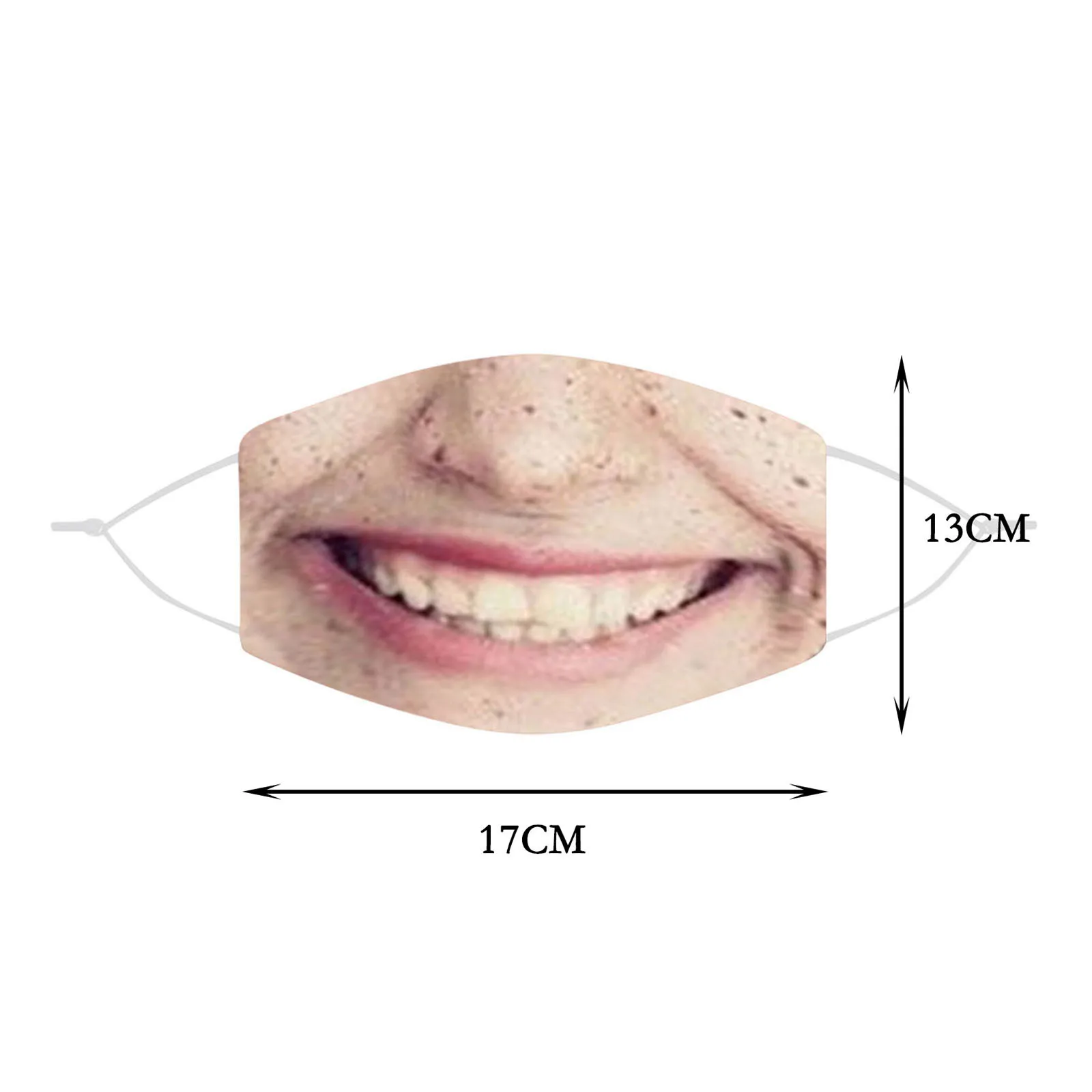 

Unisex Animal Printed Funny Face Mask Cotton Breathable Mouth Mask Washable Reusable Protective Mascarillas Mouth Caps Masks 1PC