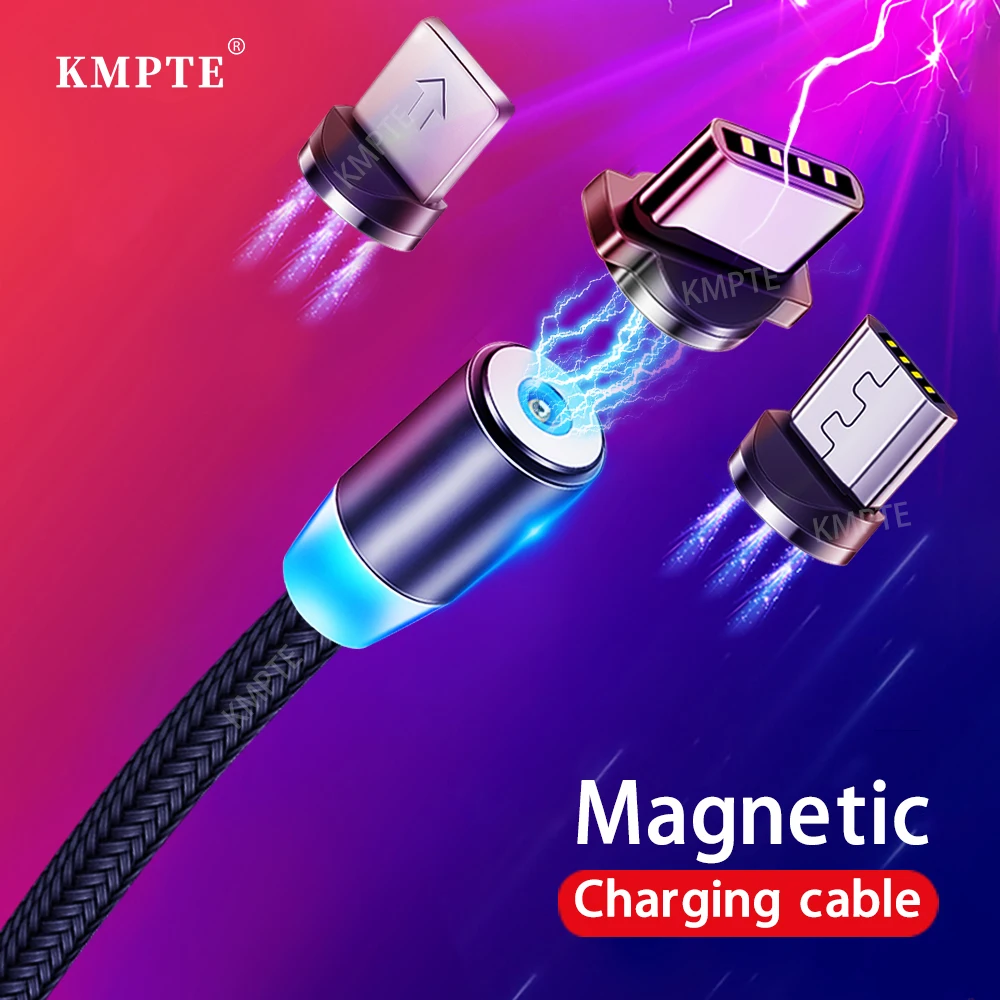 

1M 2M Magnetic Micro USB Cable USB Type C For iPhone Samsung S20 Mobile Phone Fast Charging USB C Cable Magnet Charger Wire Cord