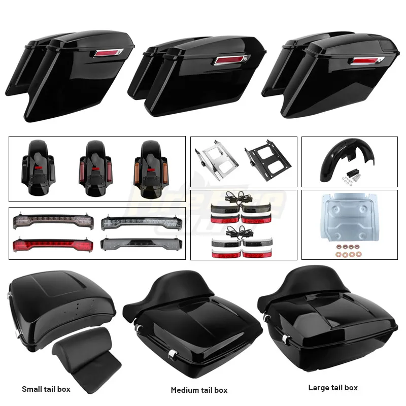

Подставка для крыльев мотоцикла, седельные сумки, освещение для Harley Touring Road King, Electra, Glide, Street, CVO Limited, 14, 15, 16, 17, 18, 19, 20