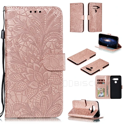 Кожаный чехол-книжка с цветочным рисунком для LG G8 G8S V40 ThinQ STYLO 4 5 K50 K50S K40S K20 K30 2019 K31 K41S K51S K61 K42 K52 Q60 Q STYLYUSPLUS