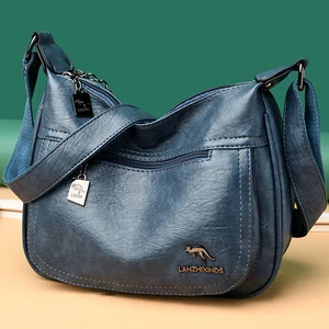 Сумка-мессенджер Женская, кожаная