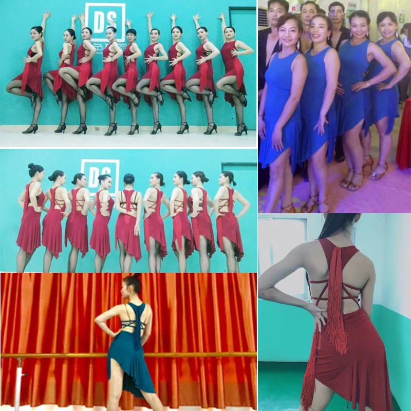 2021 латинские танцы практика платье Женский высокого класса профессиональных Dabce