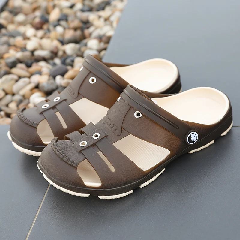 Оригинальные новые садовые Вьетнамки водонепроницаемая обувь мужские теннисные