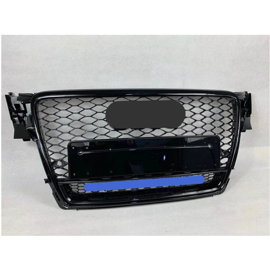 Передняя Спортивная Шестигранная сетка сотовая вытяжка гриль глянец Черный для