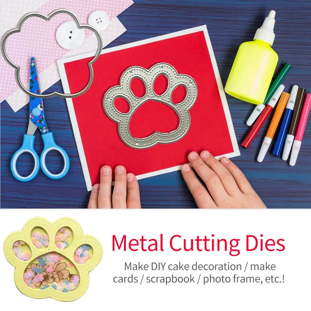 Металлический трафарет для тиснения кошек и собак фотоальбом сделай сам