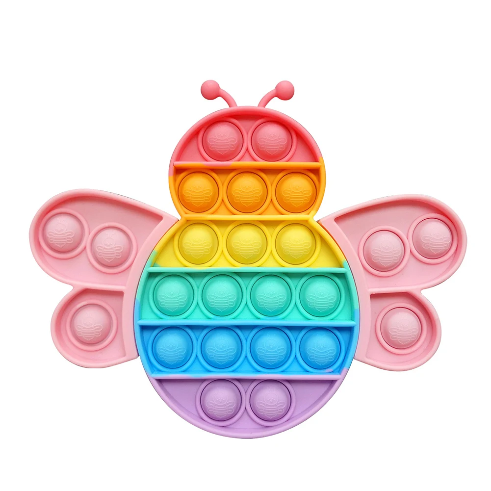 

Animal Popet Fidget Toys for Children Kawaii Dimple Figet Toy Kids Push Its Bubble down Antistress Girls Boys Birthday Gift