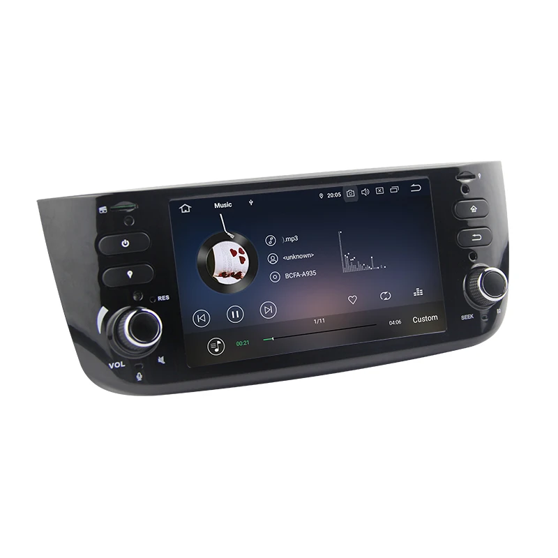 SINOSMART 4G RAM 8 Core CPU Автомобильный GPS-навигатор плеер для Fiat Linea Punto Evo Grande 2005-2020 с Canbus |