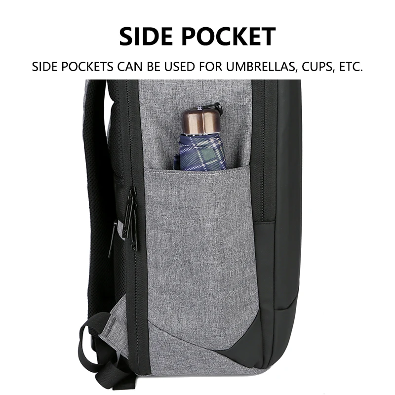 Мужские рюкзаки Mochila для путешествий, водонепроницаемые, с USB зарядкой, мужские, противоугонные, для ноутбука, модные, 15,6 дюймов, бизнес-компьютер, задняя панель