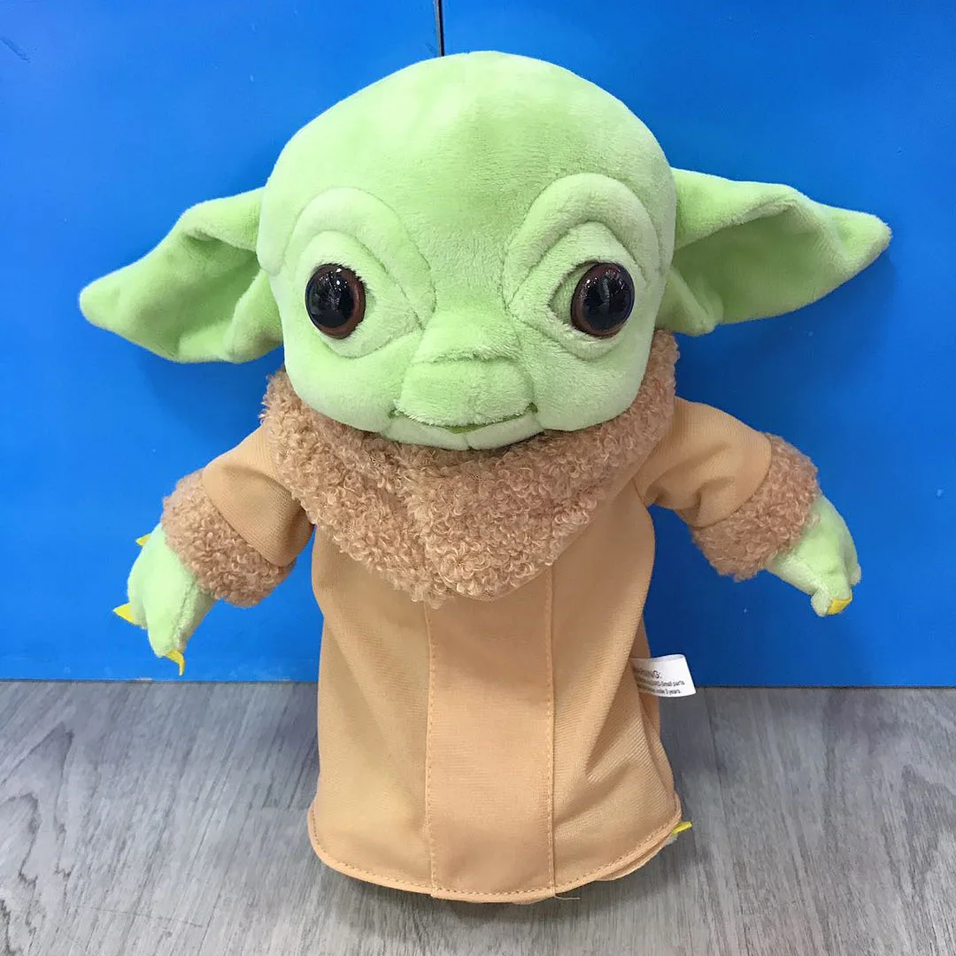 

Movie Star Wars Disney Baby Yoda Plush Dolls 25cm Cotton Toy The Force Awaken Cute Soft Stuffed Doll Cartoon Christmas Kids Gift