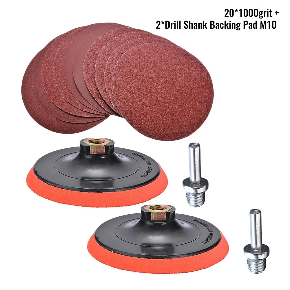 

For Polishing SandPaper SandPaper Tools With Backing Pad 20pc Cleaning