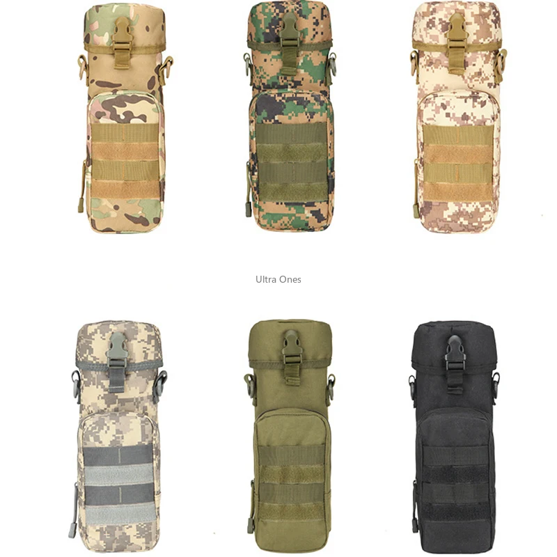 Тактическая Военная Сумка для бутылки с водой уличная Molle пешего туризма