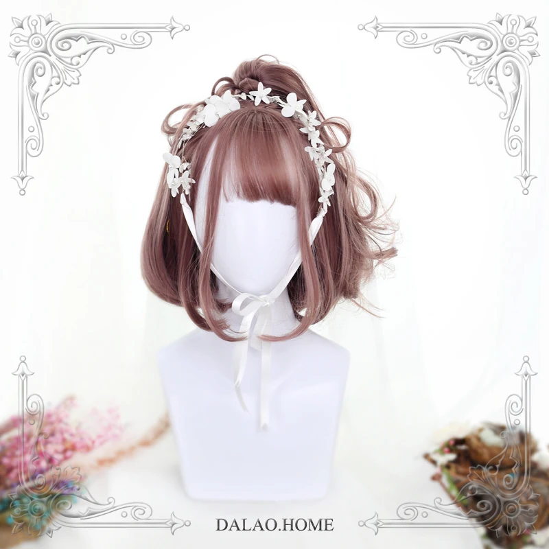 

High Quality Harajuku Soft Sister Lolita Bunches Wig Curly Hair Cosplay Costume Party