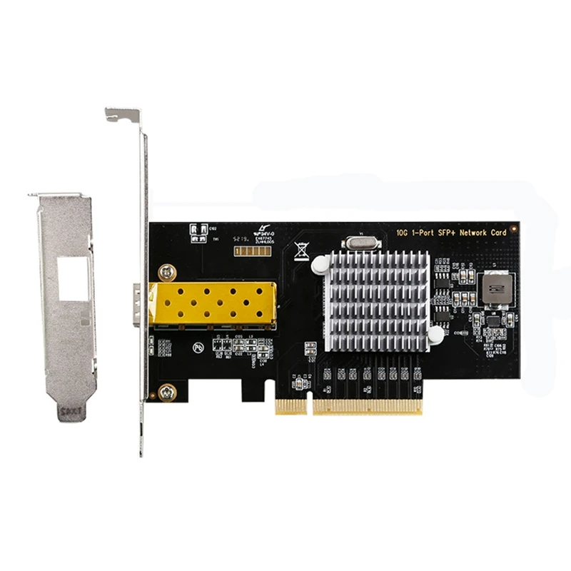 Сетевая карта 10 Гбит/с один порт SFP оптоволоконный PCI Express сетевой адаптер для