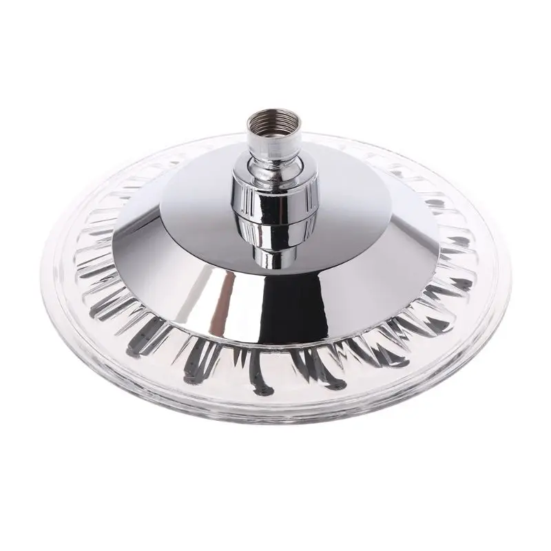 8" Bathroom 7 Colors Automatic LED Light Changing Round Top Shower Head Bath Rainfall X4YD | Обустройство дома