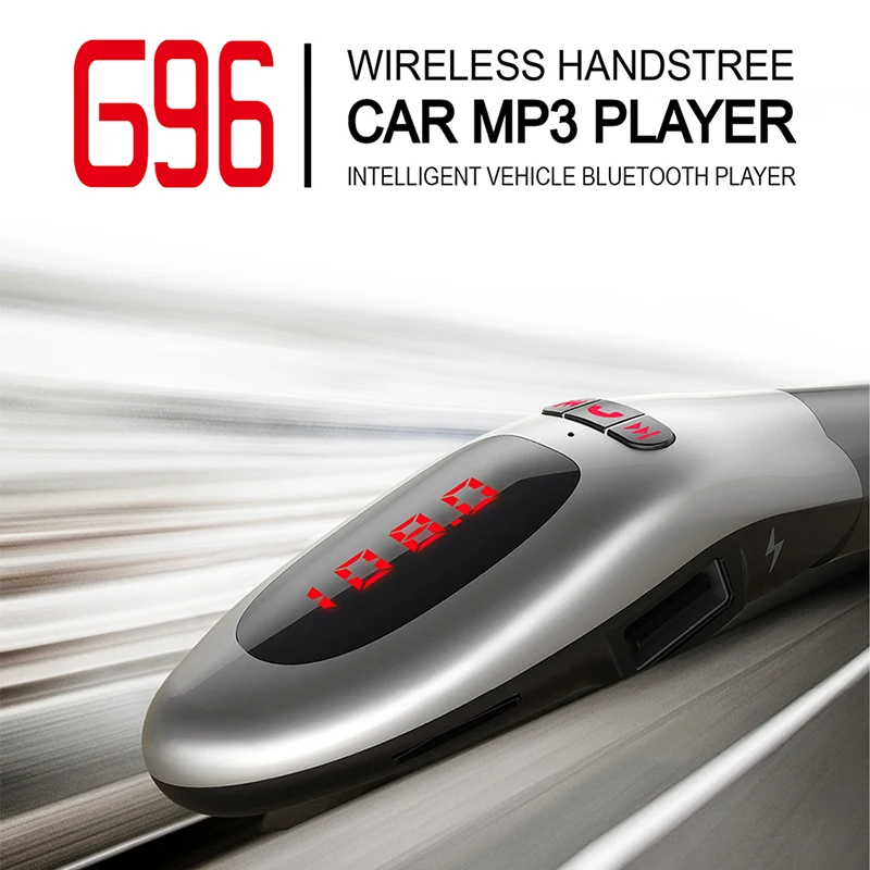 Интеллектуальный Автомобильный Bluetooth плеер MP3 Hands free светодиодный экран FM Launcher