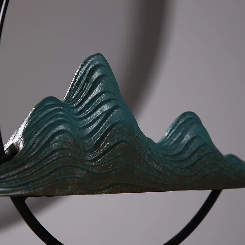 Zen керамический обратный поток курильница для благовоний водопад дымовая скала