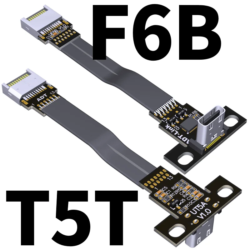 Кабель удлинитель ADTLink с USB 3 1 24 контакта тип E на C 10 ГГц/bps|Компьютерные кабели и