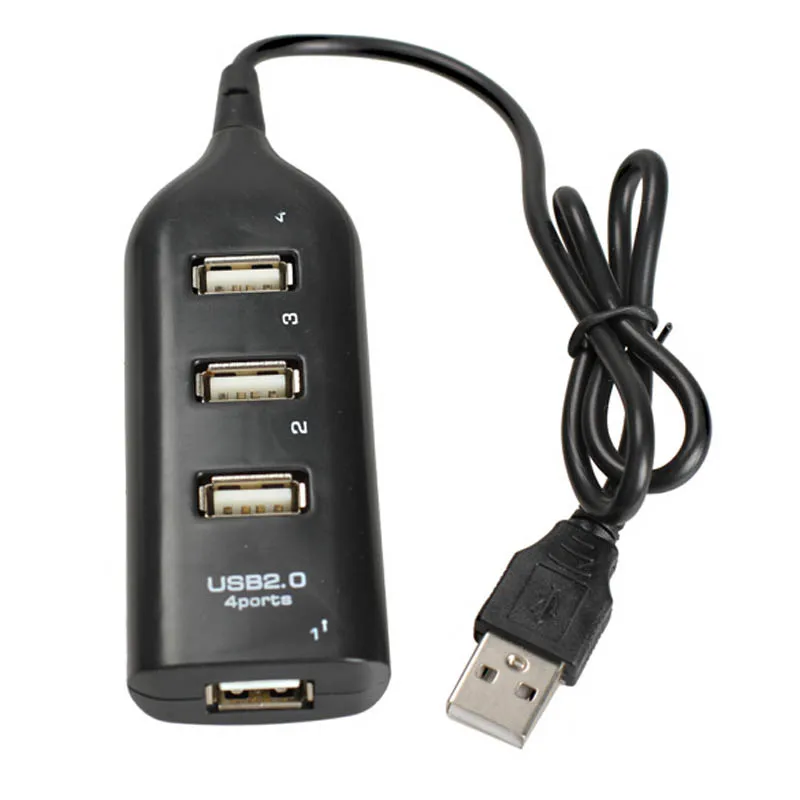 4 порта USB 2 0 высокоскоростной мини концентратор гнездо док станция для ноутбука