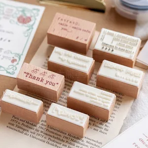 1 шт. креативные поздравления печать с благословением Программирование код марки для скрапбукинга DIY Фотоальбом украшения журнал поставок