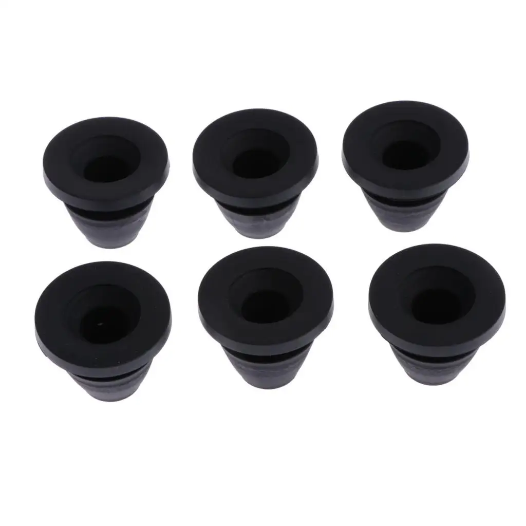 

6 Pieces Motorcycle Side Cover Rubber Grommets Gasket Fairings for Harley Touring