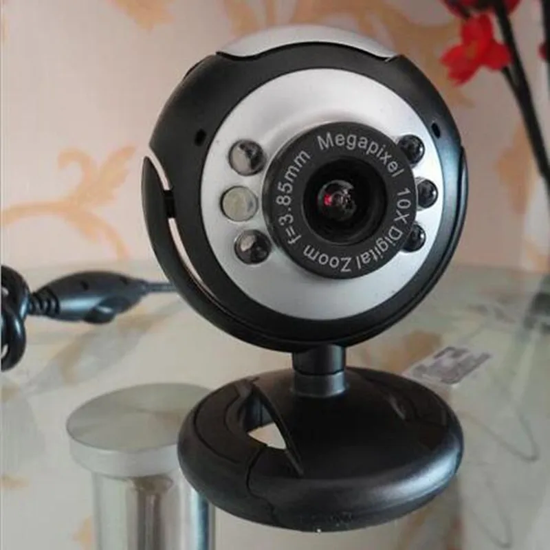 50.0M USB 6 LED Video Camera Webcam With Mic Microphone For PC Laptop Computer 50M Pixels |