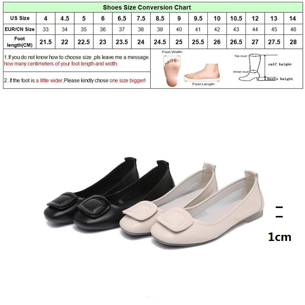 

DRFARGO 2019 Fashion Shoes Women Real Leather Square Toe Slip on Flats for Women Black Working Shoes Soft Big size43 Zapato 1929