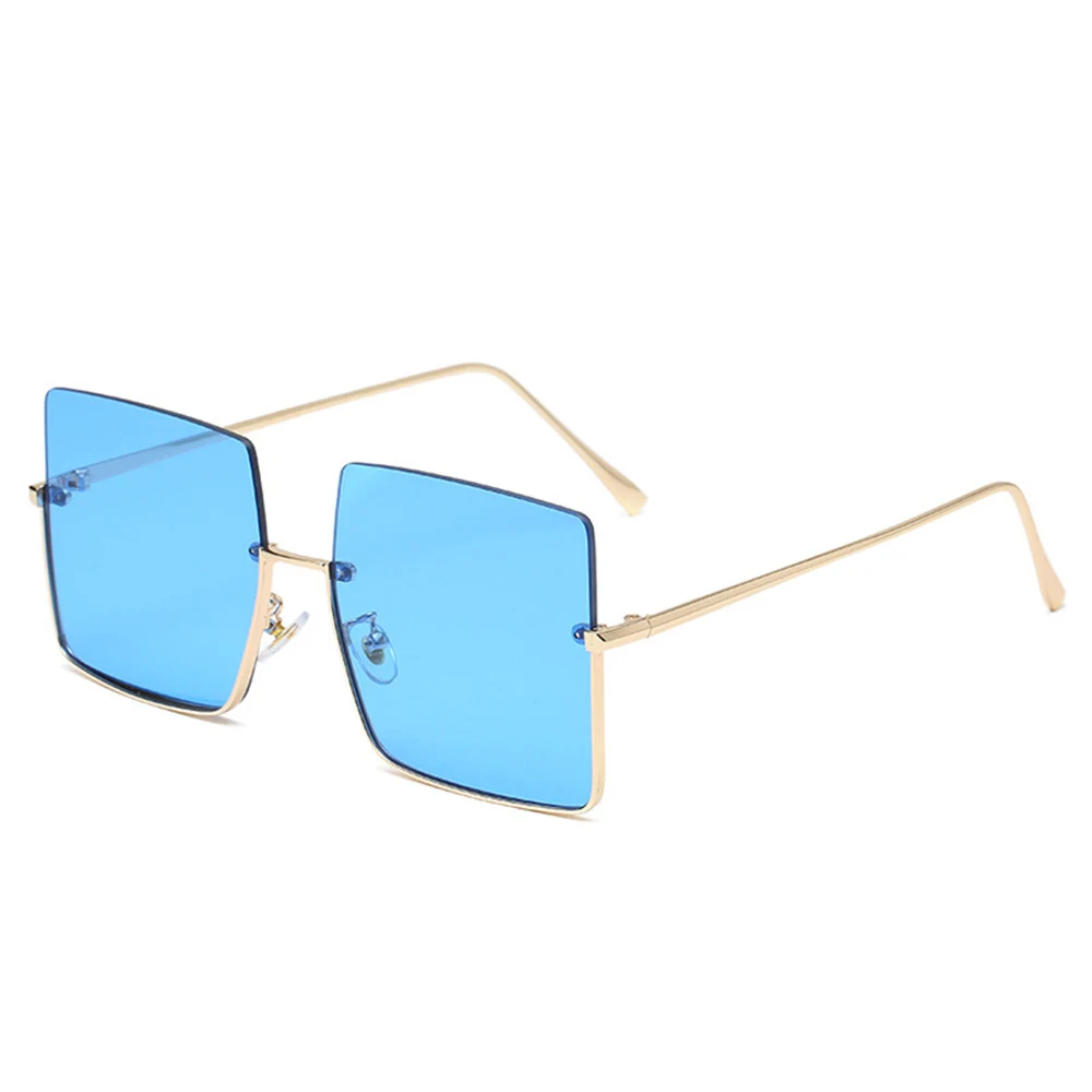 

Car Sunglasses Luxury Sun Glasses for Driver Women Glasses Retro Square Sunglasses Female Male Metal Half Metal Frame Eyewear