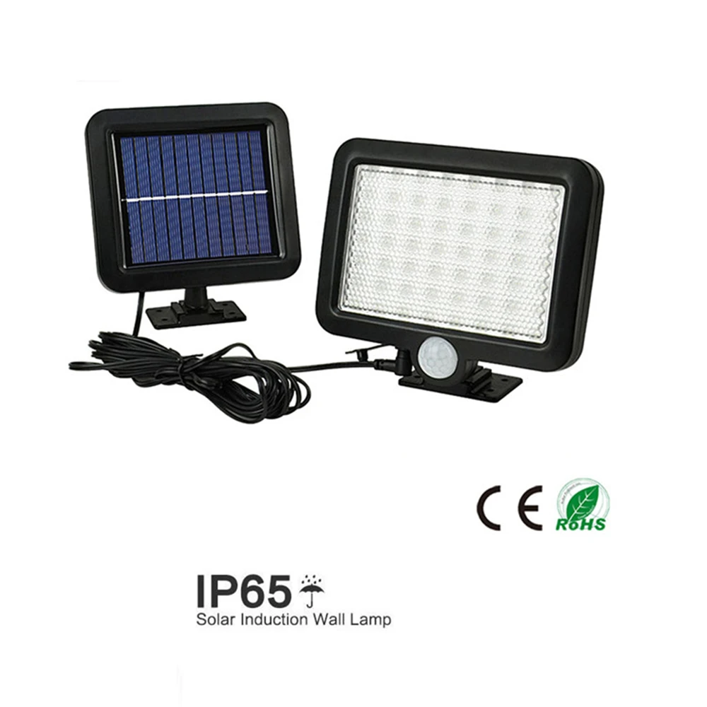 56/30 светодиодный солнечный светильник с монтажным столбом уличный датчик