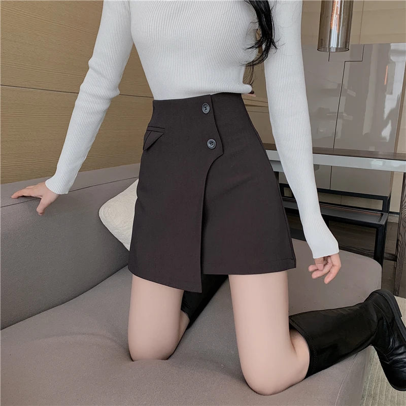 Офисная Женская мини-юбка А-силуэта женская сексуальная облегающая Клубная