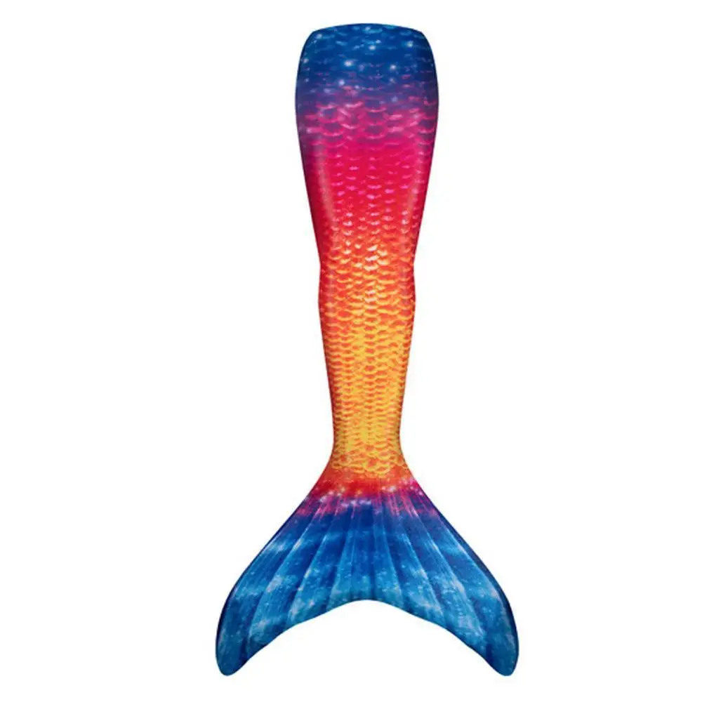 аниме одежда взрослых Купальник детский хвост русалки с ласты купальник для